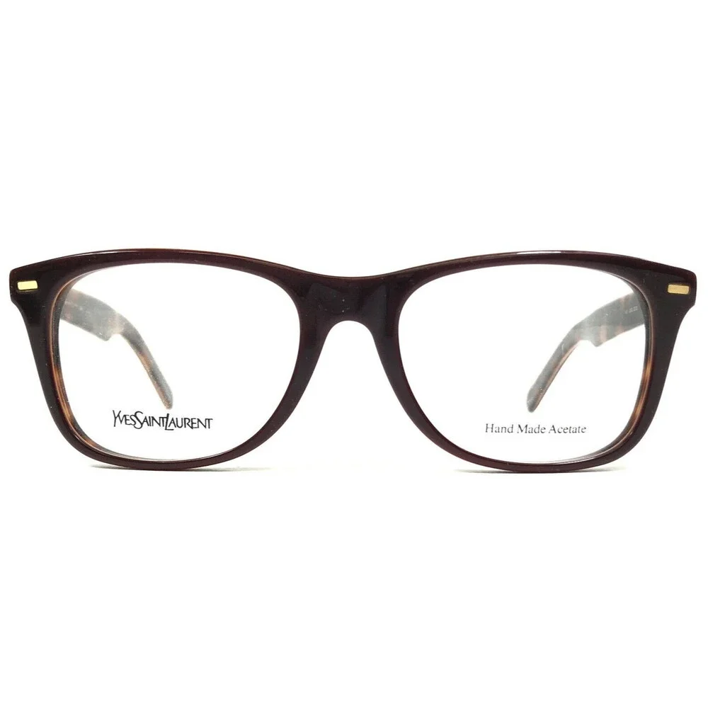 Yves Saint Laurent Eyeglasses Frames YSL2253 YXR Brown Tortoise 51-18-145